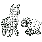 10do Crocheted Sheep & Llama Pattern