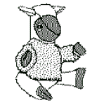 11do Sitting Sheep With Sweater Sewing Pattern