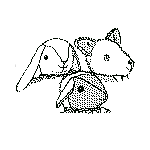 14do Bunny, Sheep & Dog Heads Sewing Pattern