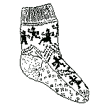 21so Dancing Slipper Socks Knitting Pattern