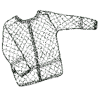 21sw Lace Sweater w/saddle Shoulder Knitting Pattern