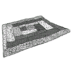24wv Crochet Log Cabin Rug Pattern