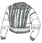 25sw Short Sleeve to Sleeve Sweater Knitting Pattern
