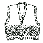 31vs Entrelac Vest & Hat Knitting Pattern