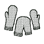 34as Holding Hands Mittens Knitting Pattern