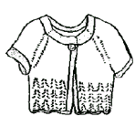 36sw Spindle Blouse Lace Knitting Pattern