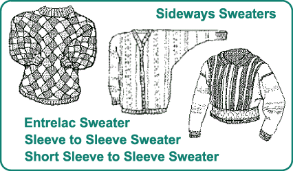 Sideways Sweaters in Four Variations