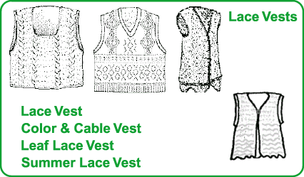 Lace Vest Knitting Patterns
