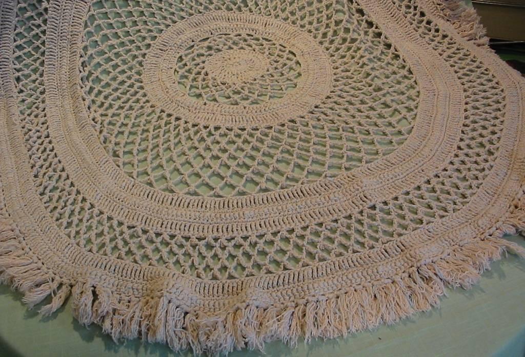 24wv Crochet Log Cabin Rug Pattern SpinCraft Knitting