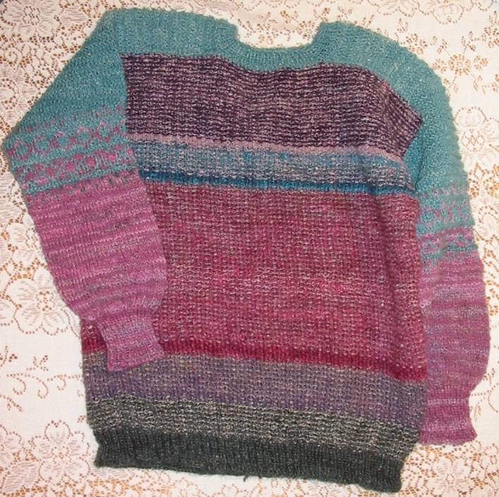 Top Down Sweater Knitting Pattern | Patterns Gallery