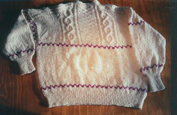 08sw Cable Yoke Sweater Knitting Pattern | SpinCraft Knitting Patterns
